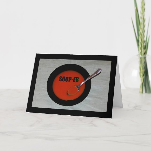 Carte La Saint-Valentin Soupe-r (Devant)