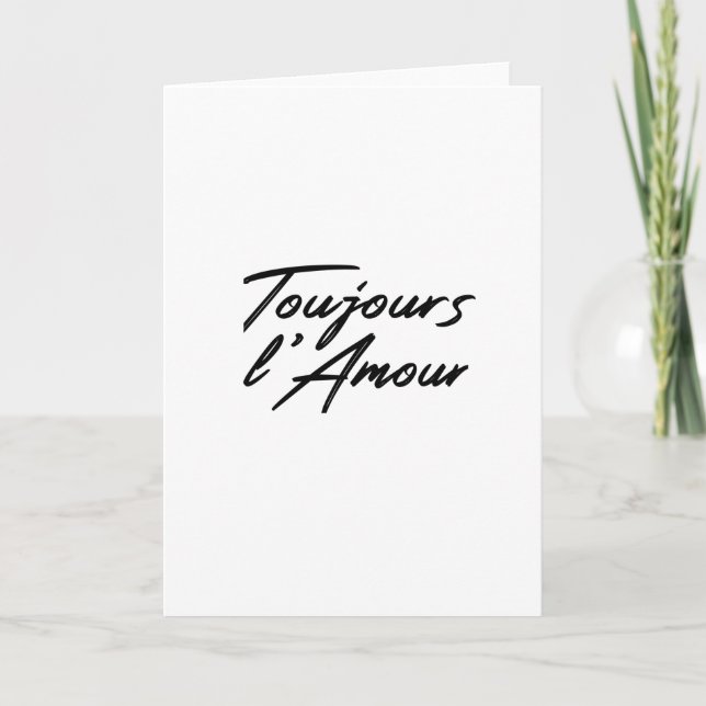 Carte La Saint-Valentin - Toujours L'Amour (Devant)