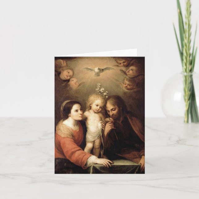 Carte La Sainte Famille Sacrada Familia (Devant)