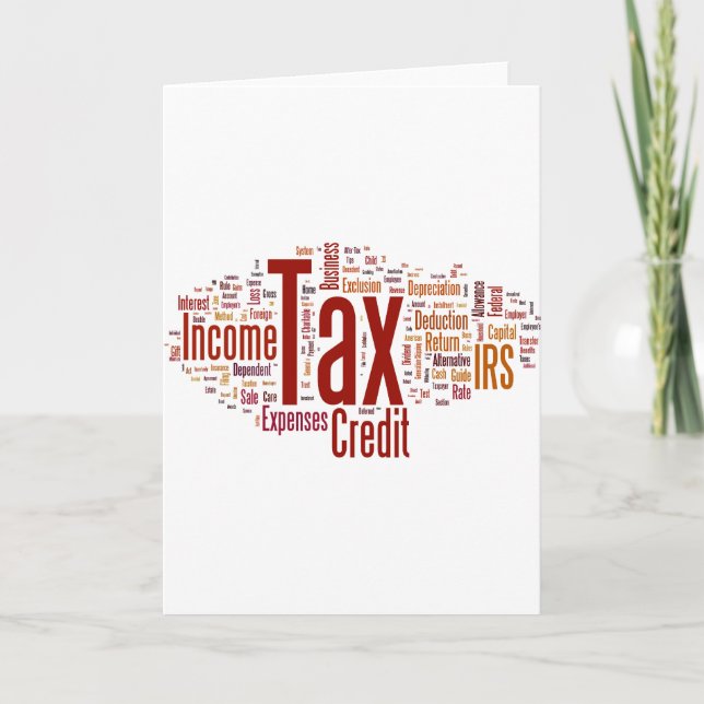 Carte La saison fiscale est ici (Devant)