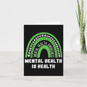 Carte La Santé Mentale Est La Santé Comme Sensibilisatio