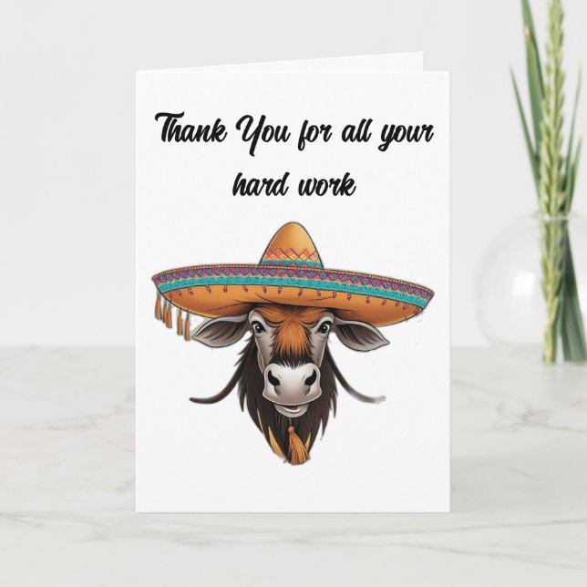 Carte La sauvagine à sombrero (Devant)