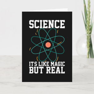 Carte La Science, C'Est Comme La Magie Mais La Réalité