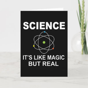 Carte La Science Comme La Magie Mais La Réalité