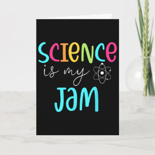 Carte La science est ma confiture Mignonne Appreciation