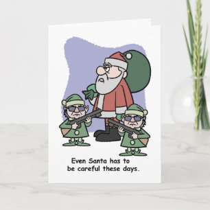 Carte La sécurité du Père Noël
