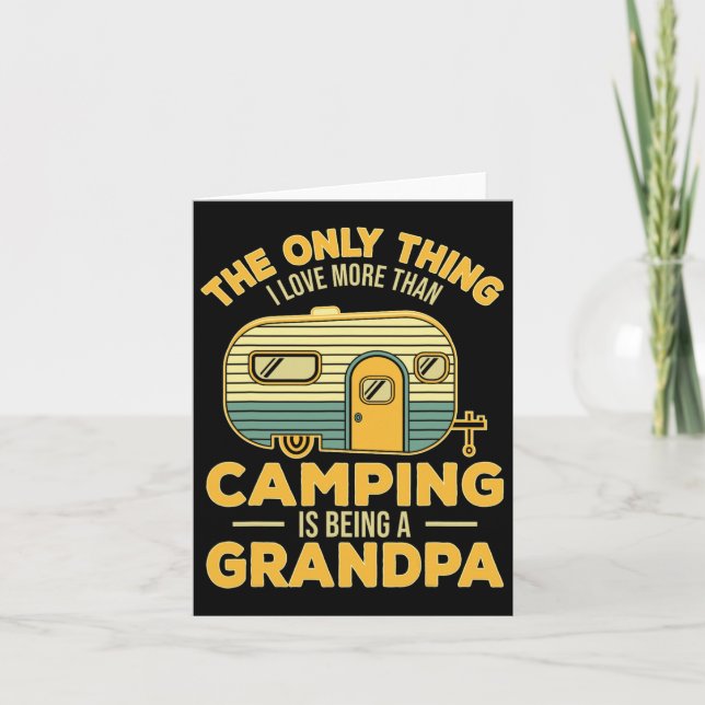Carte La Seule Chose Que J'Aime Plus Que Le Camping Est  (Devant)