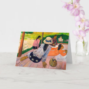 Carte La Sieste Paul Gauguin