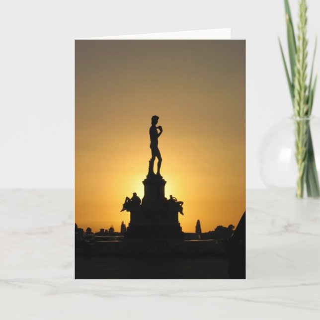 Carte La silhouette de David (Devant)