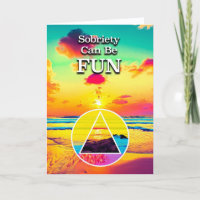 La sobriété peut être amusante slogan AA de la pla