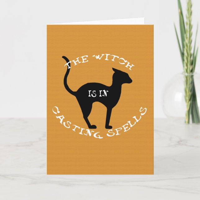 Carte La Sorcière Est Dans (Devant)