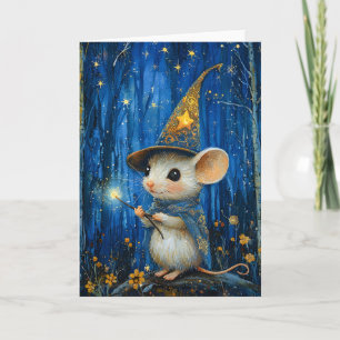 Carte La Souris Magique Enchantée Art Fantastique