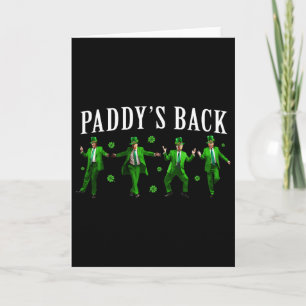 Carte La St Patrick drôle de Trump Paddy's Ck Shamrock I