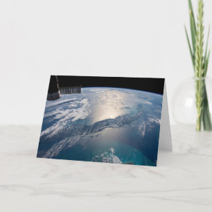 Carte La Station Spce Internationale Au-Dessus De L'Atla