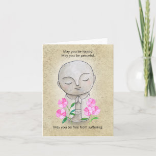 Carte La Sympathie Bouddhiste Jizo Art Obtenez Un Soutie