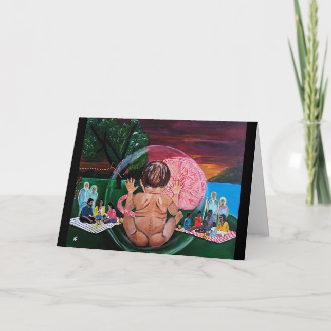Carte La Symphonie des Âmes Peinture d'Alfred Fox (Devant)