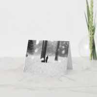 Carte 'La Tempête de neige' - Bonheur/Bons Temps