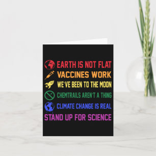Carte La Terre N'Est Pas Plate Les Vaccins Fonctionnent