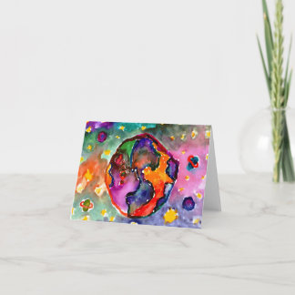 Carte La terre par Alicia Hanson, âge 10