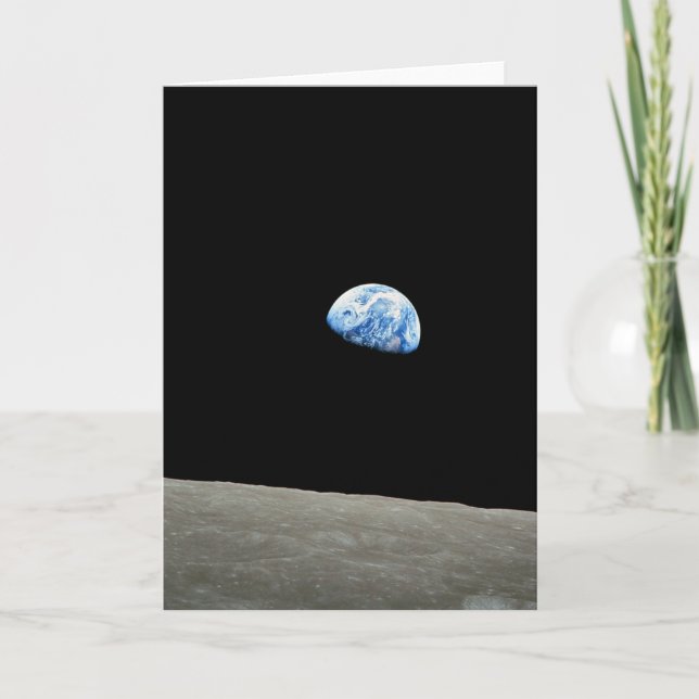 Carte La terre se lève de la lune (Devant)