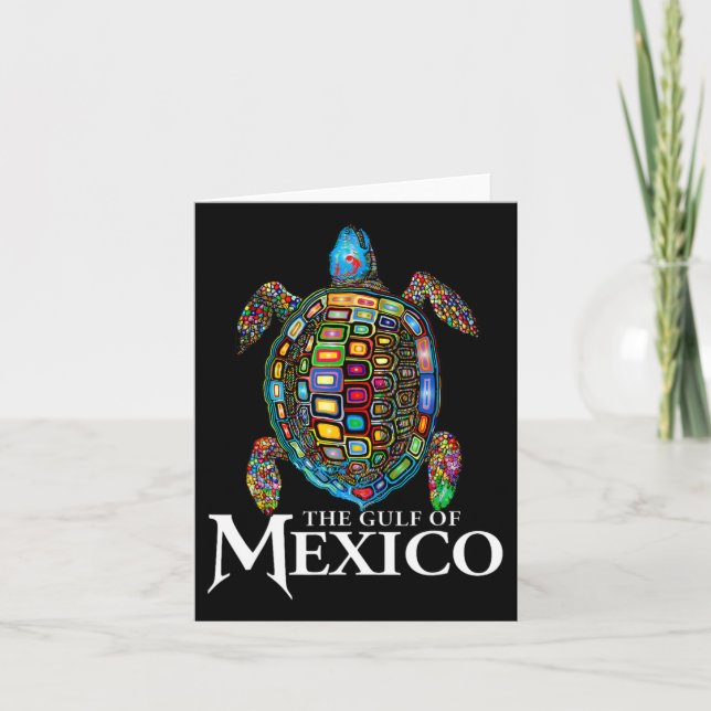 Carte La Tortue De Mer Graphique Golfe Du Mexique N'Oubl (Devant)