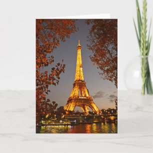 Carte La Tour Eiffel - Paris, France - Greeting Card