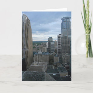 Carte La Tour Foshay surplombant Minneapolis