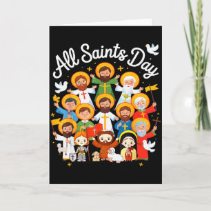 Carte La Toussaint Enfants Catholiques St François Thérè