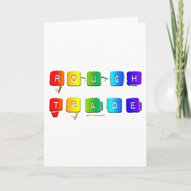 Carte La typographie pop queer de SlipperyJoe au langage (Devant)