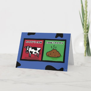 Carte la vache du petit pâté