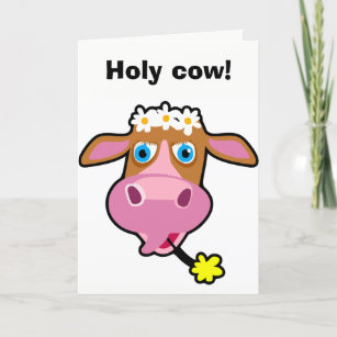 Cartes Humour De Vache Verticales D Anniversaire Zazzle Fr