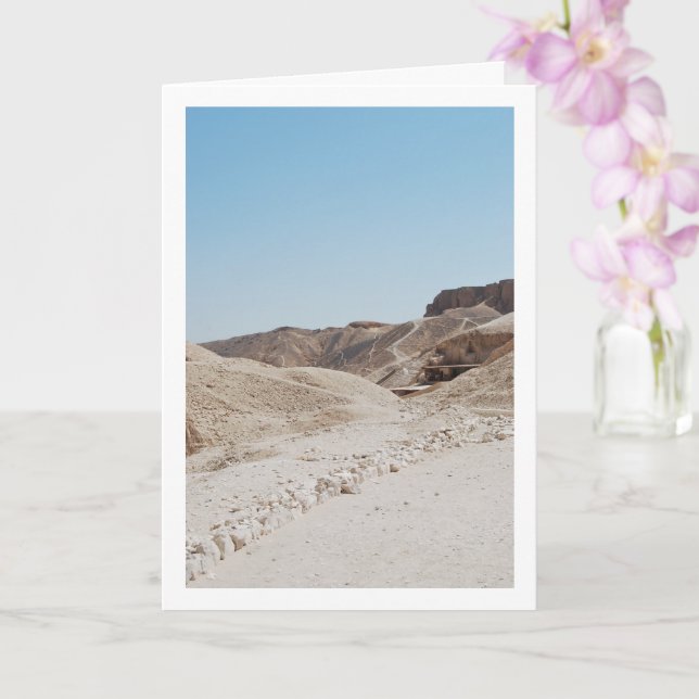 Carte La Vallée des Rois, Louxor, Egypte (Orchidée)