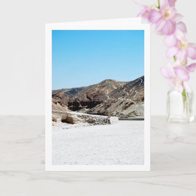 Carte La Vallée des Rois, Louxor, Egypte (Orchidée)