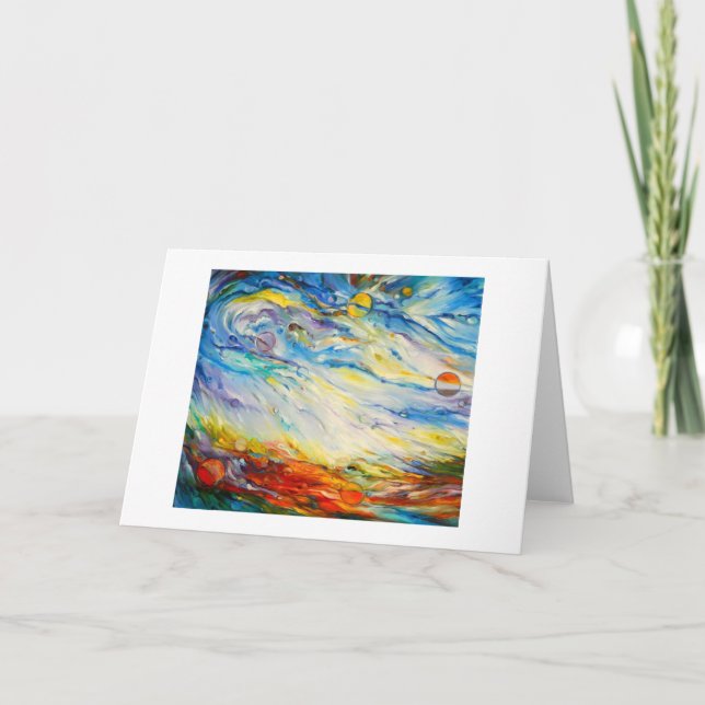 Carte "La valse série de création de création " (Devant)