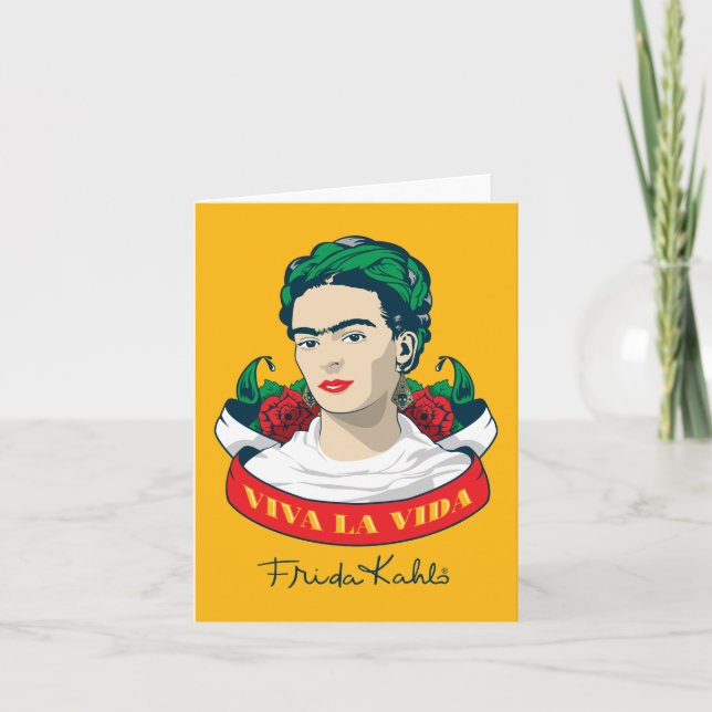 Carte La Vida de vivats de Frida Kahlo | (Devant)