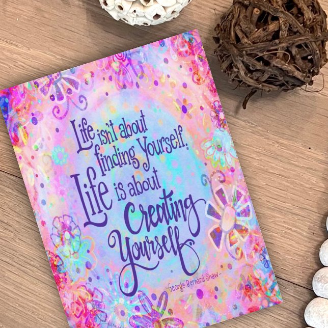 Carte La vie, c'est créer soi-même (Créateur téléchargé)