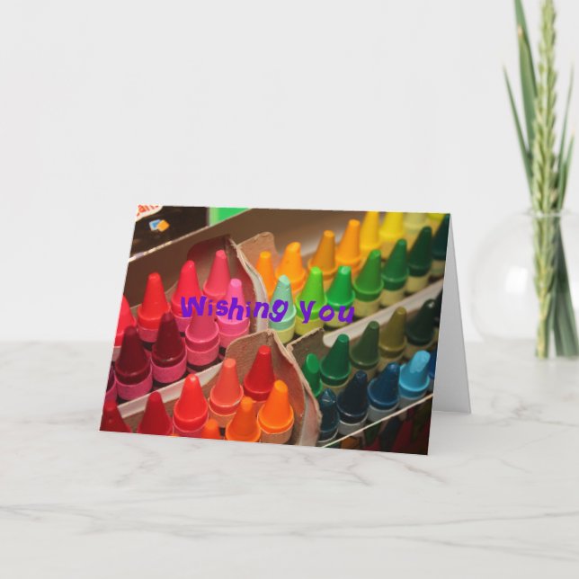 Carte La vie colorée (Devant)