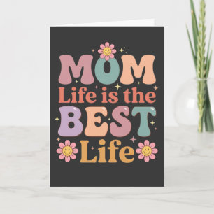 Carte La vie de maman cool Cadeau de la meilleure vie de