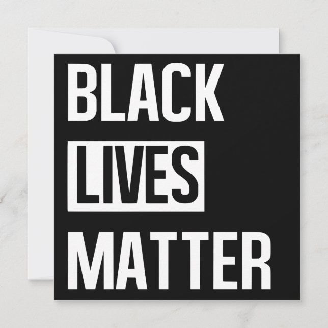 Carte La vie des Noirs compte (Devant)