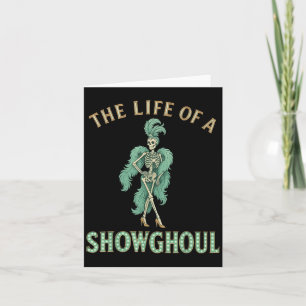 Carte La Vie D'Une Halloween Drôle De Showghoul