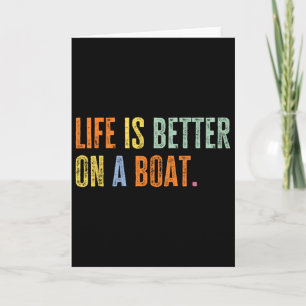 Carte La vie en bateau, drôle de marin, j'adore la voile