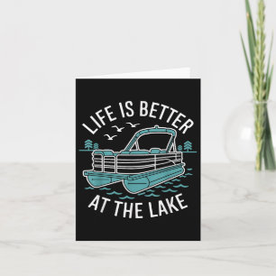 Carte La Vie Est Meilleure À La Famille De Bateaux Du La