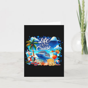 Carte La Vie Est Meilleure Sur Une Croisière Hawaii Beac