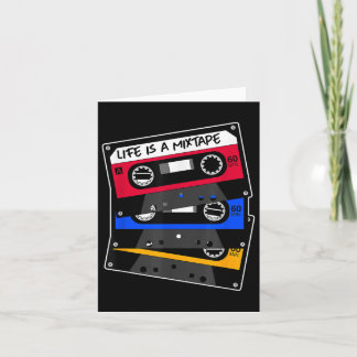 Carte La Vie Est Mixtape Old School Cette Tape