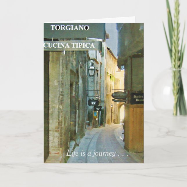 Carte La vie est un voyage à apprécier Joyeux anniversai (Devant)