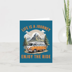Carte La vie est un voyage Camping Van Life