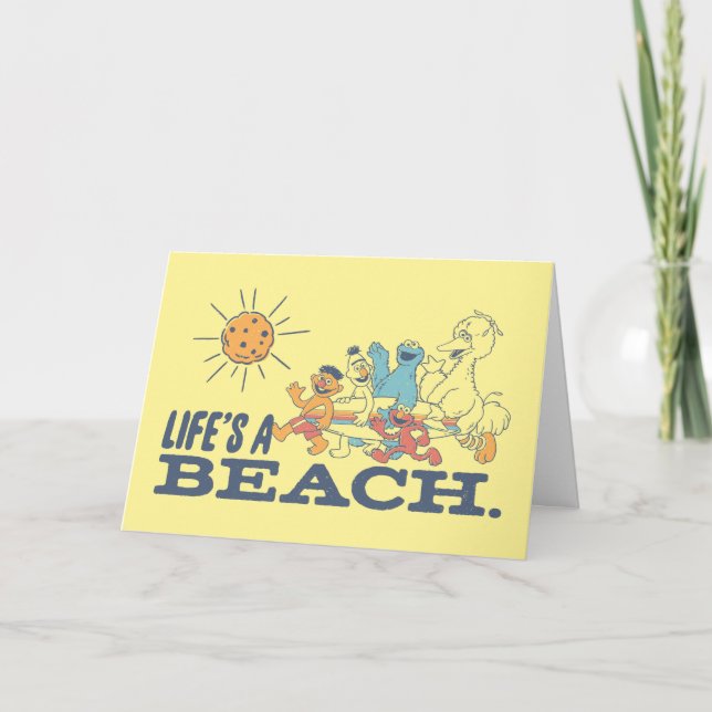 Carte La vie est une plage (Devant)