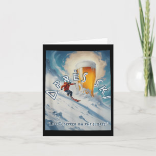 Carte La vie près de la station de ski est meilleure sur