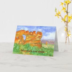 Carte La Vie Se Veut Être Une Aventure Rocks Anniversair