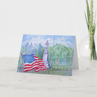 Carte La vieille gloire flotte pour la liberté
